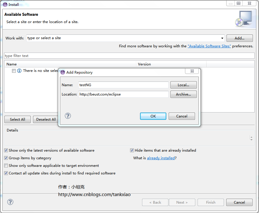Install New Software